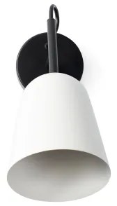 FARO 28258 - Applique STUDIO 1xE14/8W/230V bianco/nero