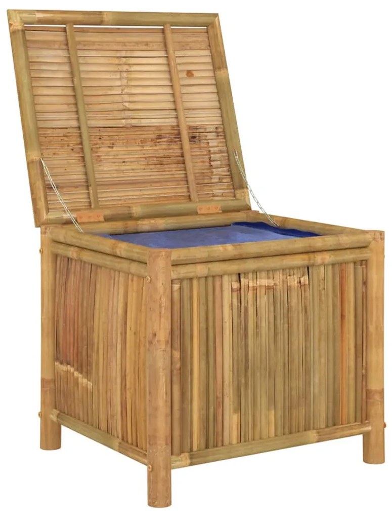 Contenitore portaoggetti da giardino 60x52x55 cm in bambù