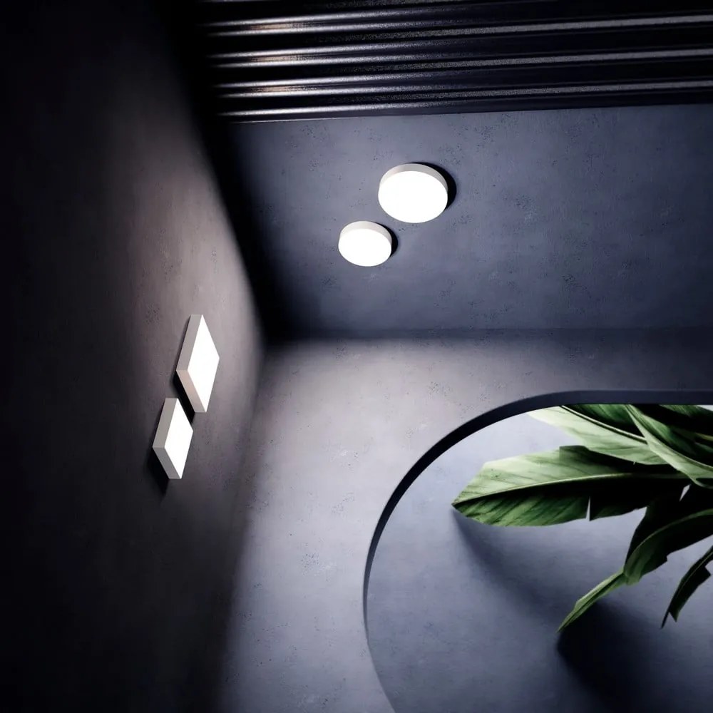 Lampada da soffitto bianca , ø 13,5 cm Rond - SULION