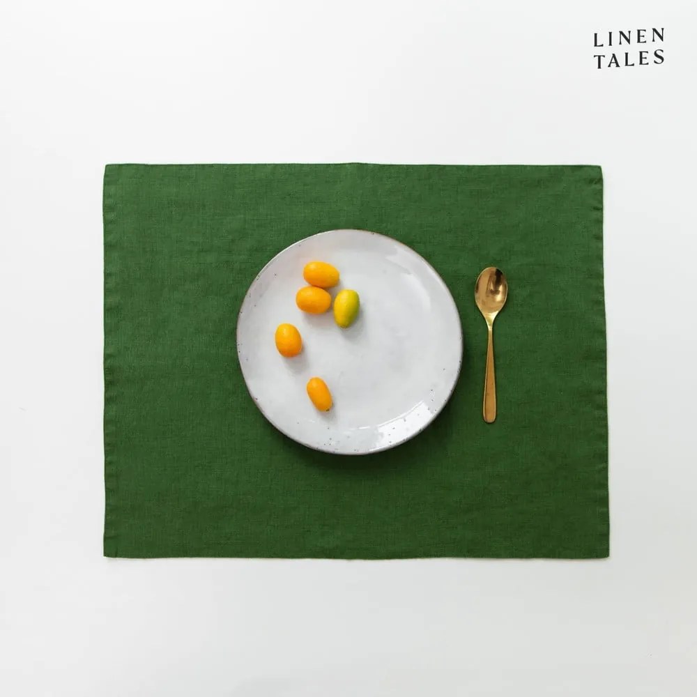Tovaglietta in lino 35x45 cm True Green – Linen Tales