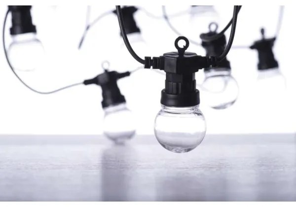 Catena decorativa LED per esterni 50xLED/10m IP44 trasparente