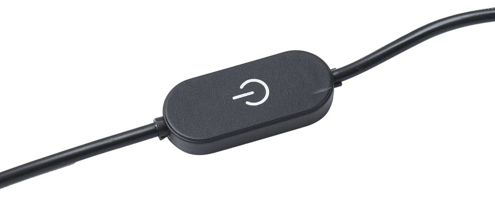 Lampada da tavolo di design beige con LED dimmerabile a 3 livelli - Boomerang