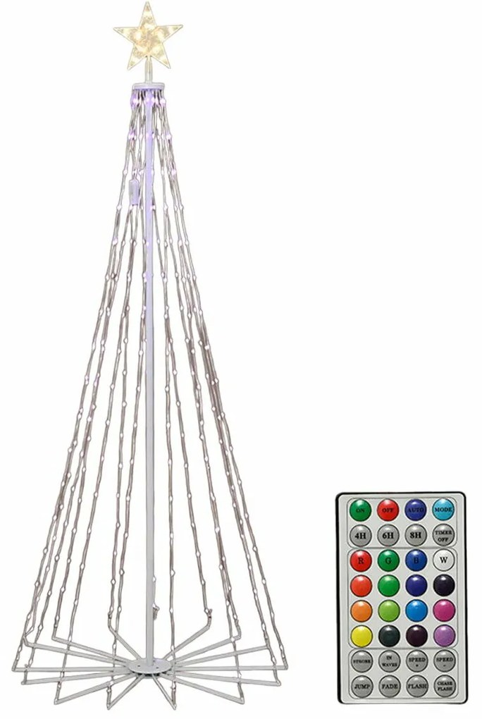 Albero di Natale Lumineo 490772 Luce LED Esterno Multicolore 60 x 60 x 150 cm