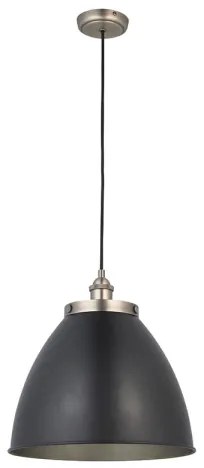 Endon 98749 - FRANKLIN Lampada a sospensione con cavo 1xE27/10W/230V nero/ottone