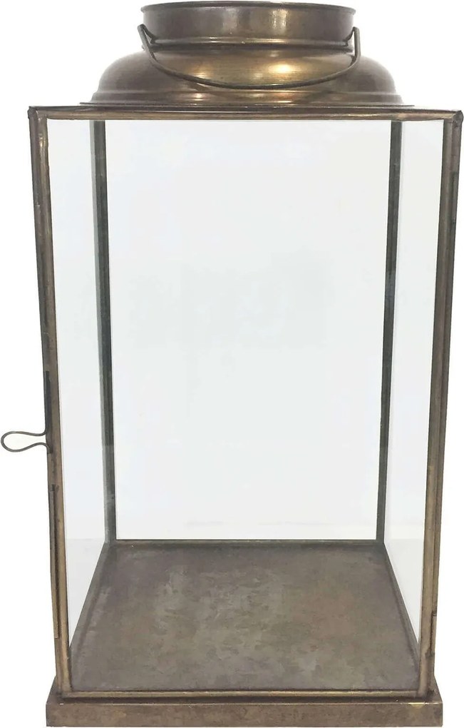 CARINE - lanterna in vetro e acciaio