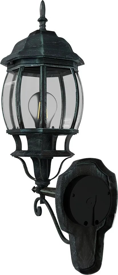 Applique da Esterno Storica E27 IP54 Verde Anticato - Serie BELLINI 1A