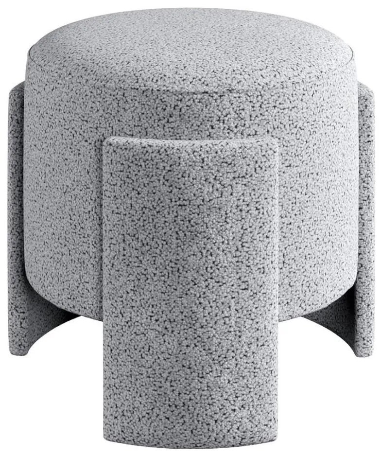 Pouf ROCKET Ø 39 cm grigio