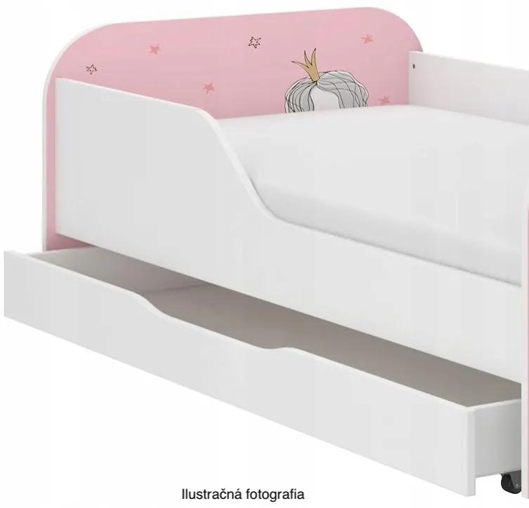 Splendido letto per bambini con disegno di volpe 160 x 80 cm