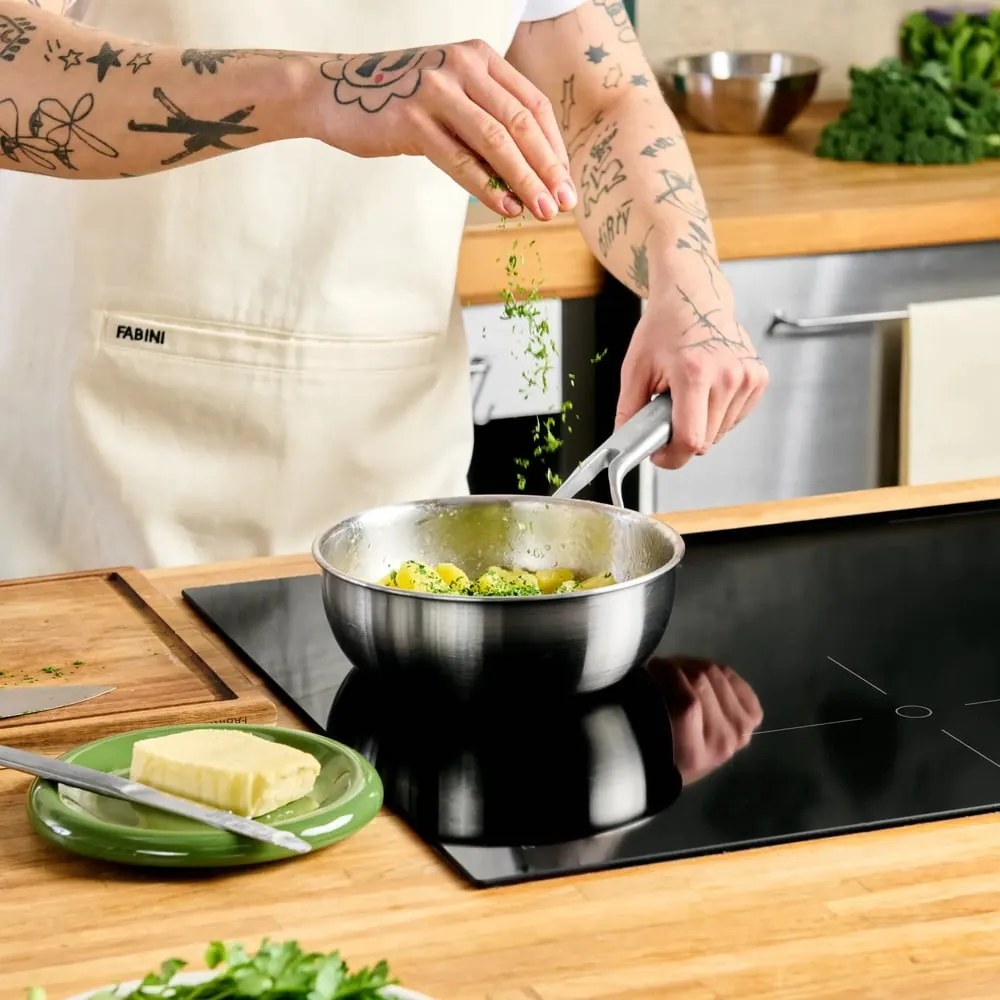 Pentola in acciaio inox con coperchio incluso per induzione 1,5 l Lucca 3.0 – FABINI