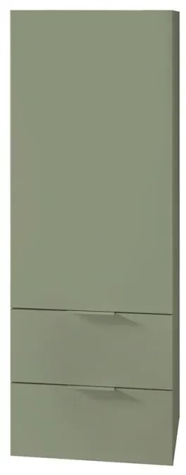 Colonna bagno sospesa 110 cm salvia opaco con anta e cassetti Matisse
