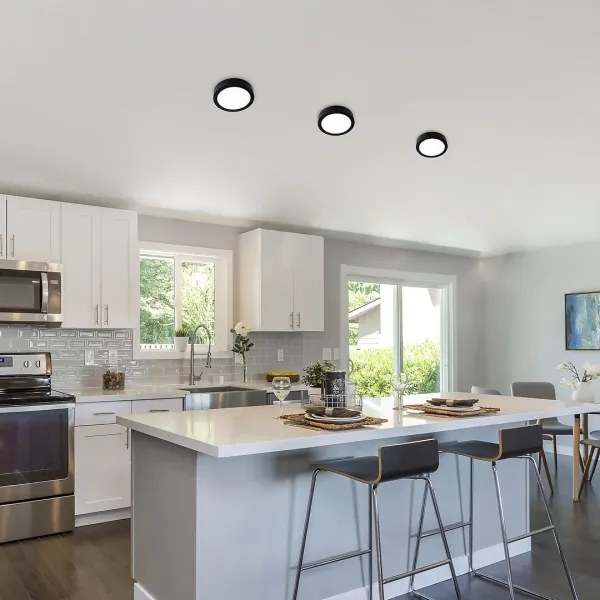 Rabalux 71211 - Plafoniera LED SHAUN LED/15W/230V diametro 16 cm nero