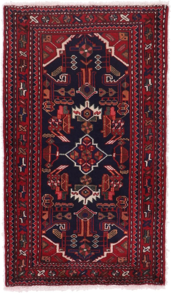 Hamedan Tappeto persiano 70 x 130 (Iran) Annodato A Mano