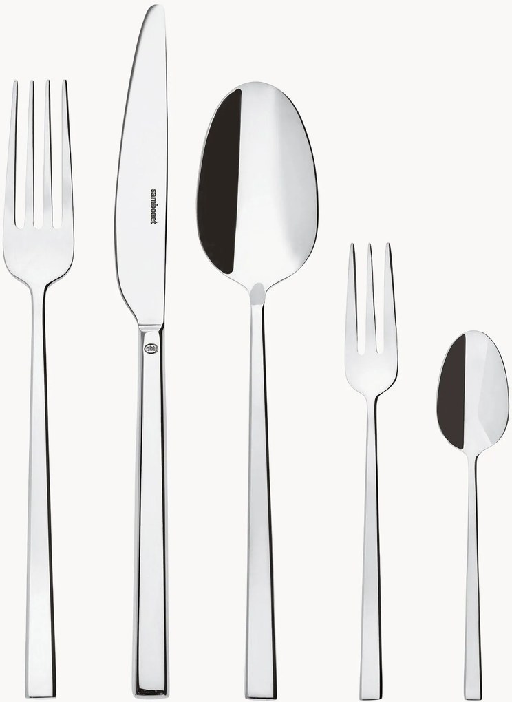 Set di posate in acciaio inossidabile Rock, varie misure