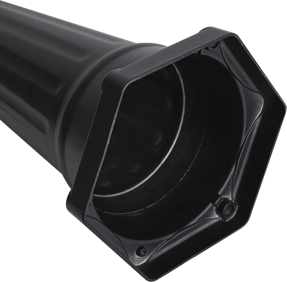 Lanterna da esterno classica nera con rame 220 cm 3 luci IP44 - Havana