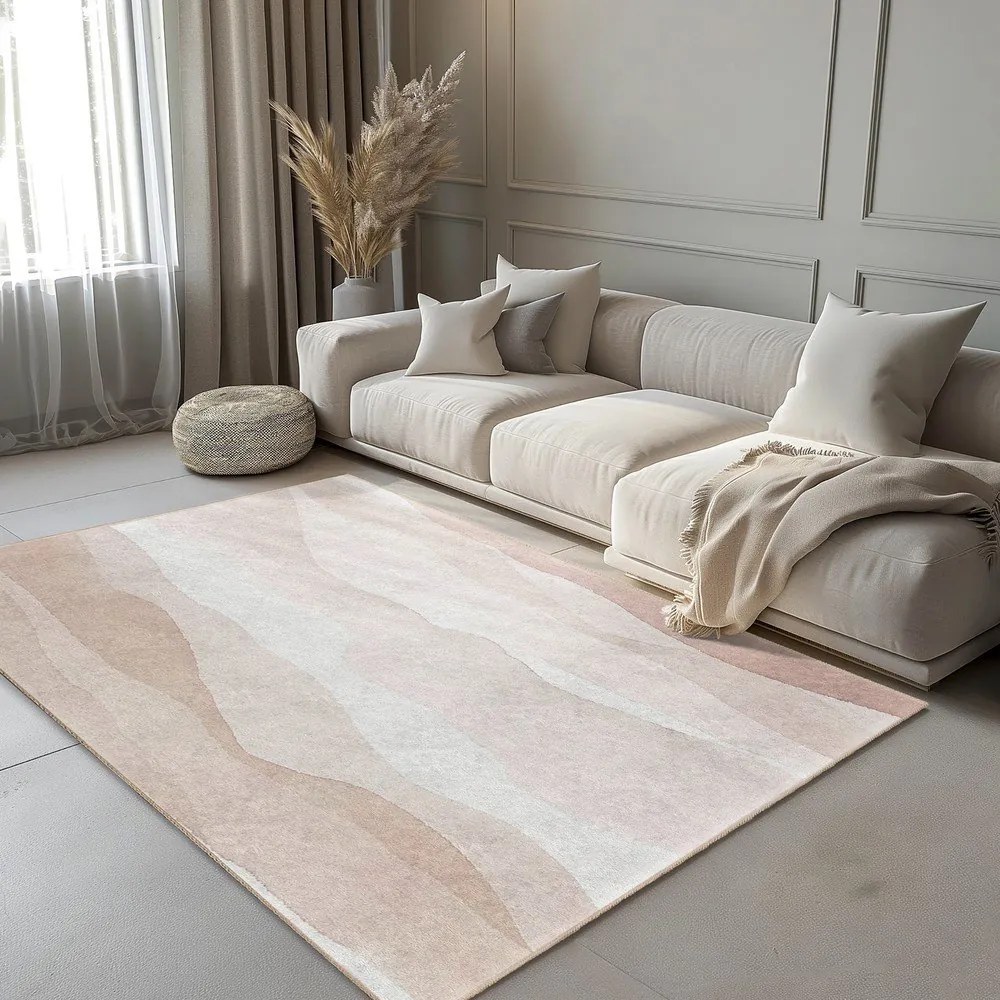 Tappeto color crema lavabile 120x180 cm Komodo Beach – Mila Home