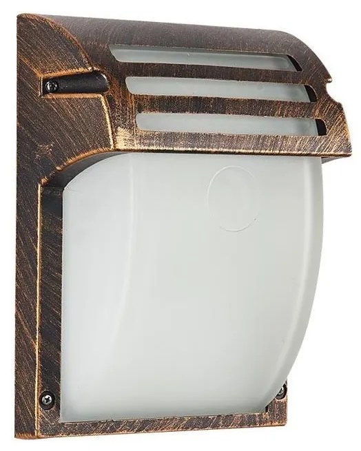 Prezent 39039 - Applique da esterno AMALFI MINI 1xE27/60W/230V patina