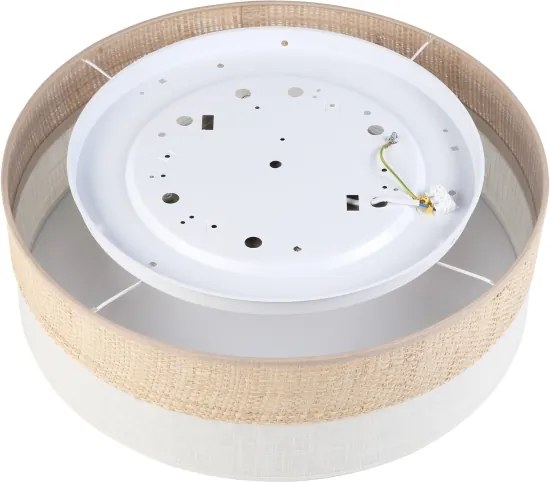Plafoniera LED SIRJA BOHO LED/36W/230V ø 45 cm beige/crema