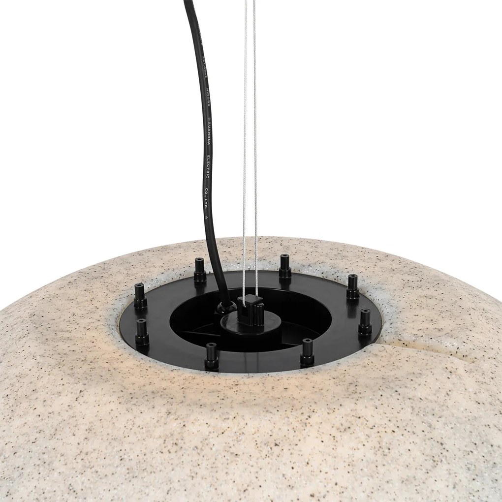 Lampada da esterno smart grigia 77 cm IP44 con Wifi A60 - Nura