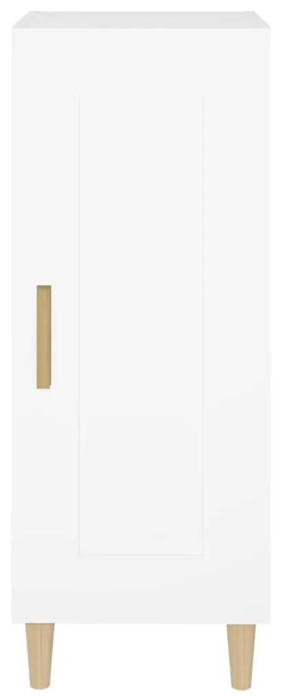 Credenza bianca 34,5x34x90 cm in legno multistrato