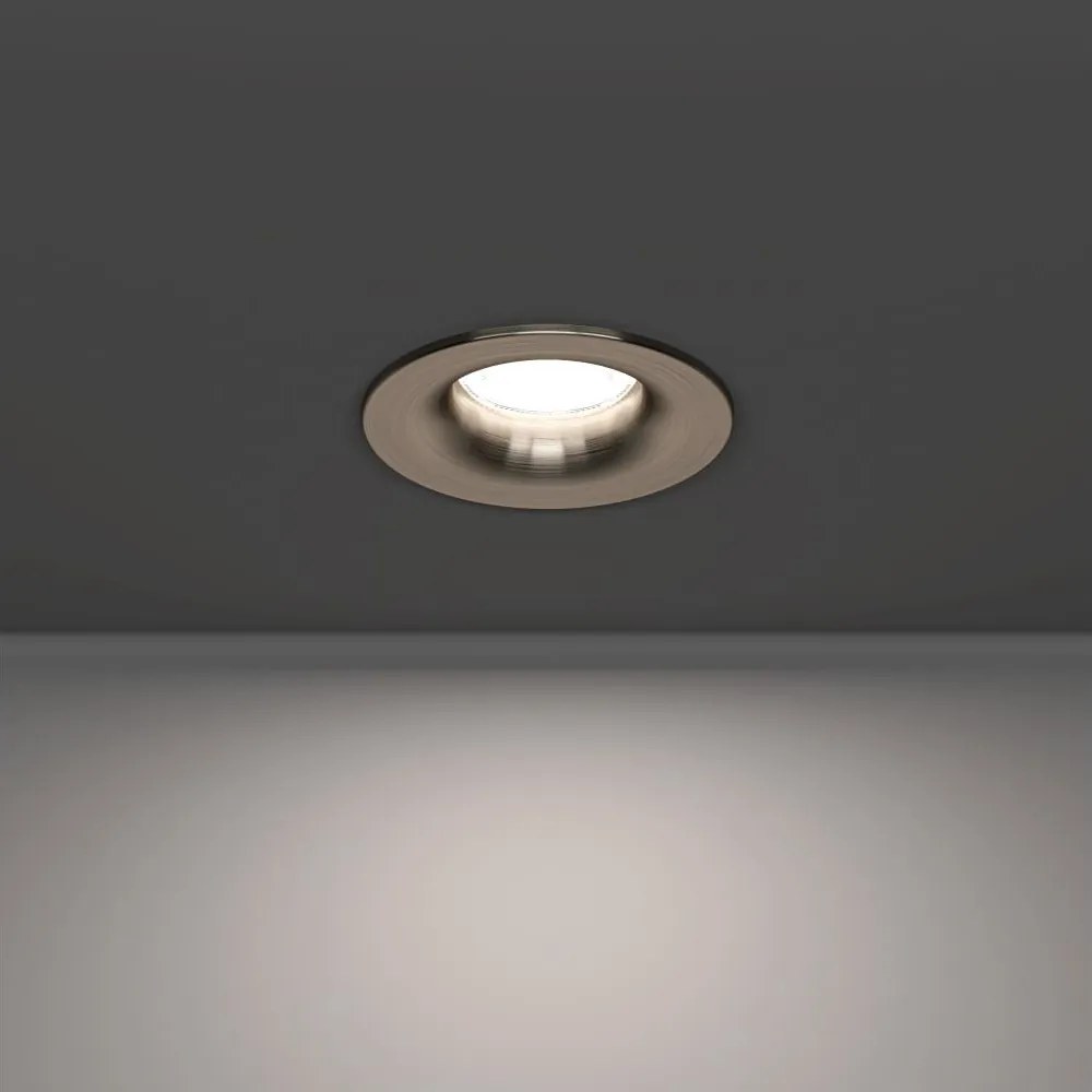 Eglo 902275 - Plafoniera LED per bagno SALABATE LED/4,9W/230V Ø8,8 cm IP65 cromo