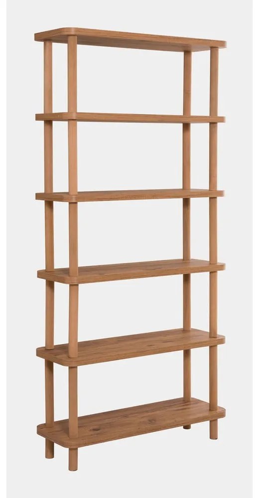 Libreria in pino decorato in colore naturale 80x168,5 cm Step - Kalune Design