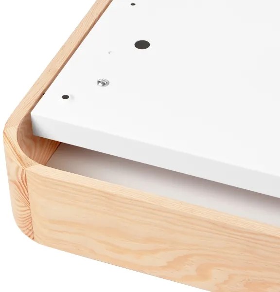 Plafoniera NATURAL SQUARE 2xE27/15W/230V 35x35 cm pino