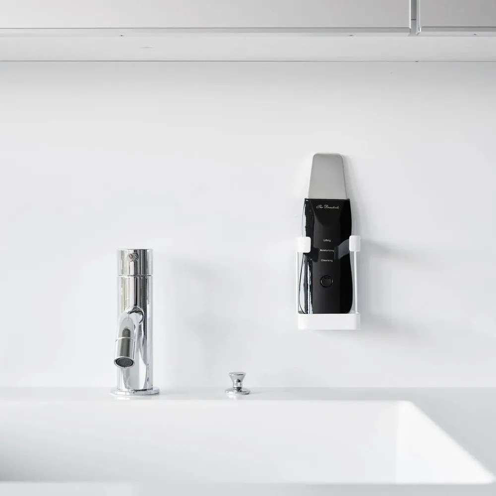 Supporto per apparecchiature per la cura della pelle in metallo bianco Film Hook - YAMAZAKI