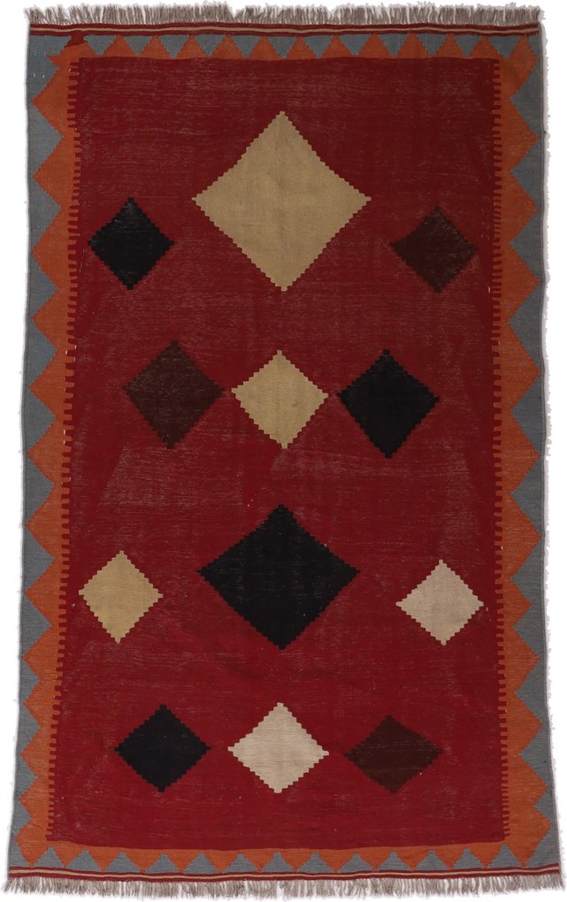 Kilim Tappeto 280 x 170 (Iran) Tessuto A Mano