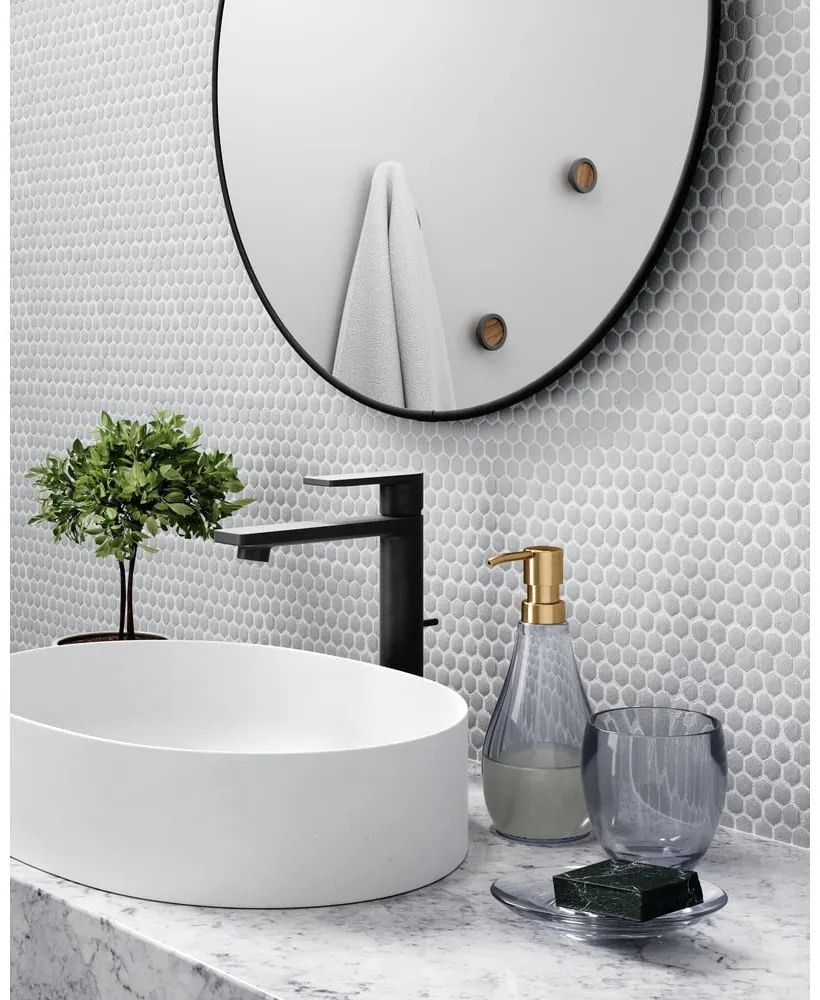 Dispenser di sapone in plastica blu Droplet - Umbra