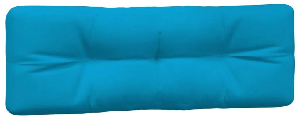 Cuscini per Pallet 2 pz Blu in Tessuto