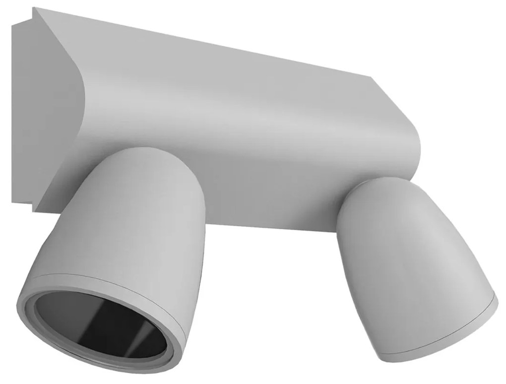 Applique da Esterno IP65 con 2 basi GU10 Serie AXIS - Bianca