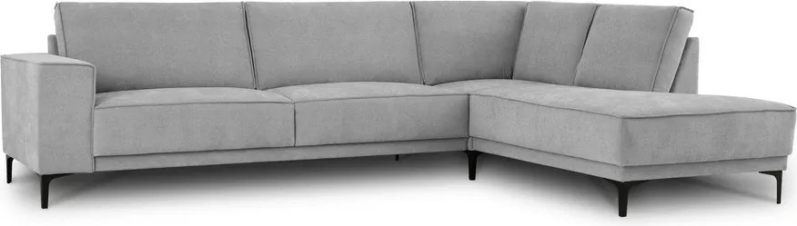 Divano angolare grigio (con penisola a destra/a L) Copenhagen – Scandic