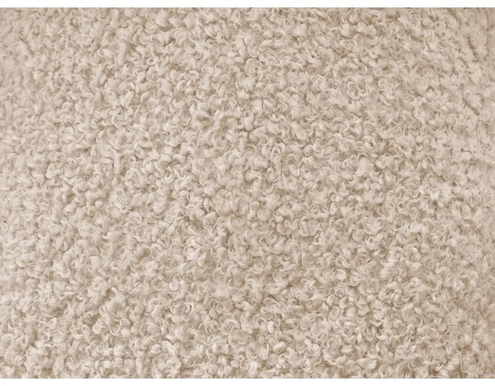 Divano marrone chiaro con rivestimento in bouclé 232 cm Hippolyte – Bobochic Paris