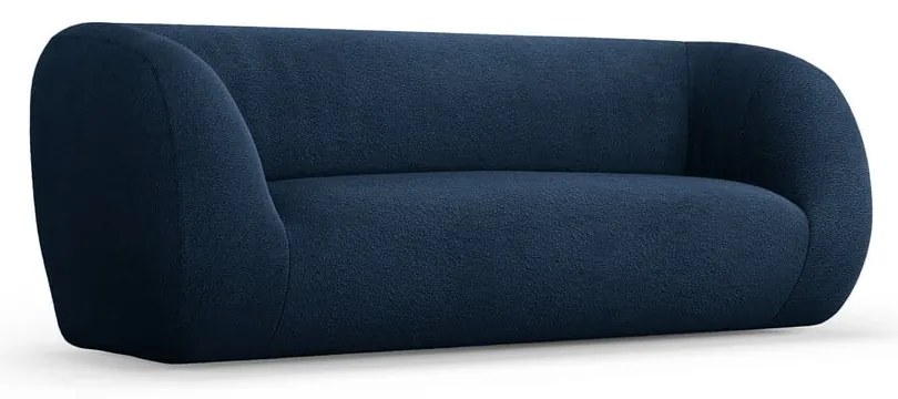 Divano in tessuto bouclé blu 210 cm Essen - Cosmopolitan Design