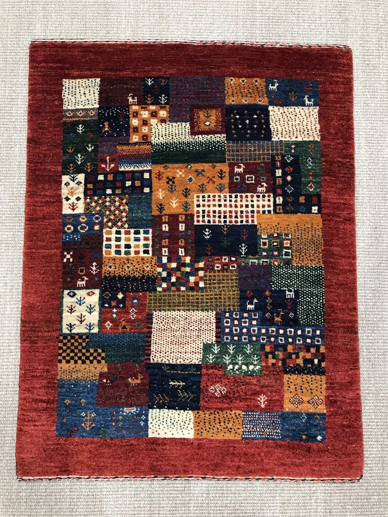 Loribaft Tappeto 80 x 100 (Iran) Annodato A Mano