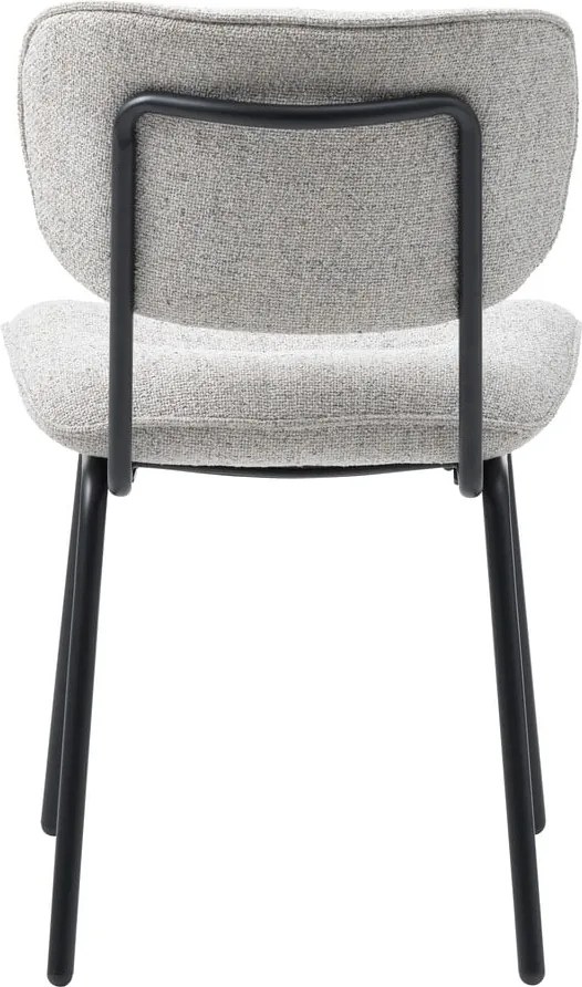 Sedia da pranzo grigio chiaro Buffalo - Unique Furniture