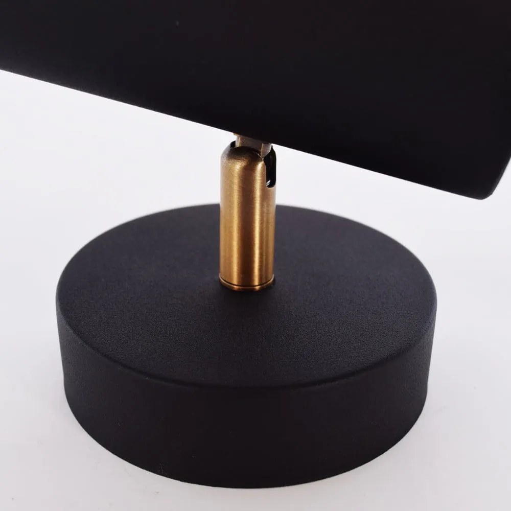 Lampada da parete nera, altezza 17 cm Milan - SULION