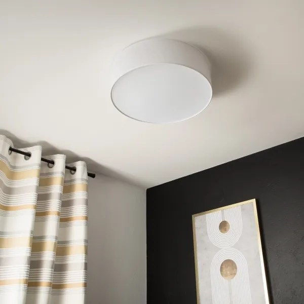 Plafoniera SIRJA 2xE27/60W/230V d. 45 cm bianco