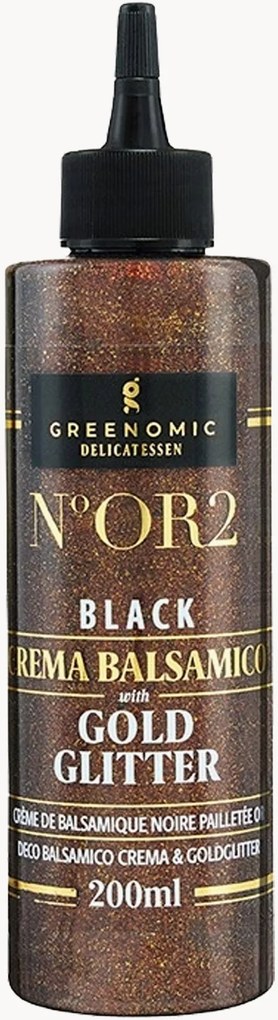 Crema balsamica con glitter oro Black