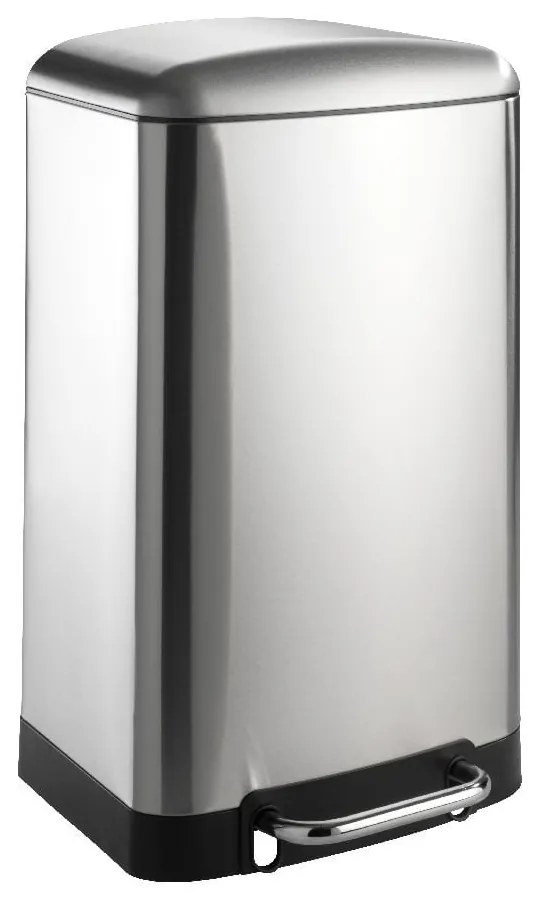 Bidone a pedale in acciaio inox, 30 l - Wenko