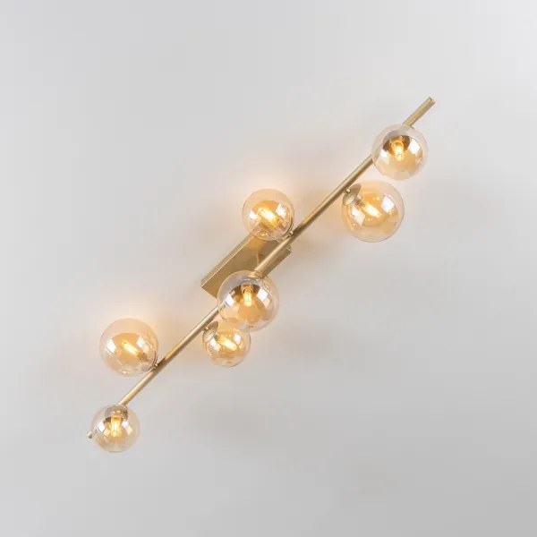 Brilagi - Lampadario a plafone LED MILLA 7xG9/3W/230V oro