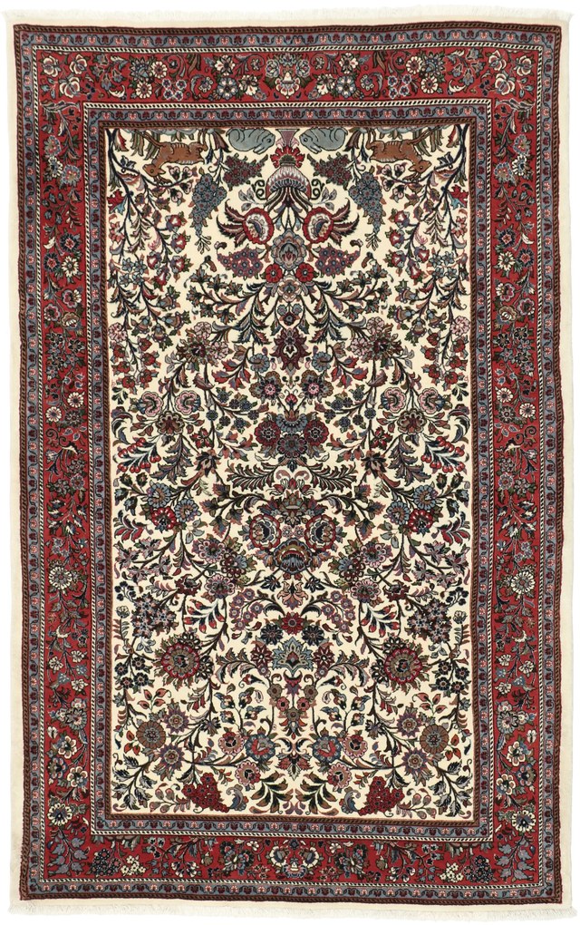 Sarouk Tappeto 130x200 (Iran) Annodato A Mano