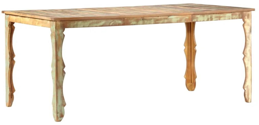 Tavolo da pranzo 180x90x76 cm in legno massello di recupero