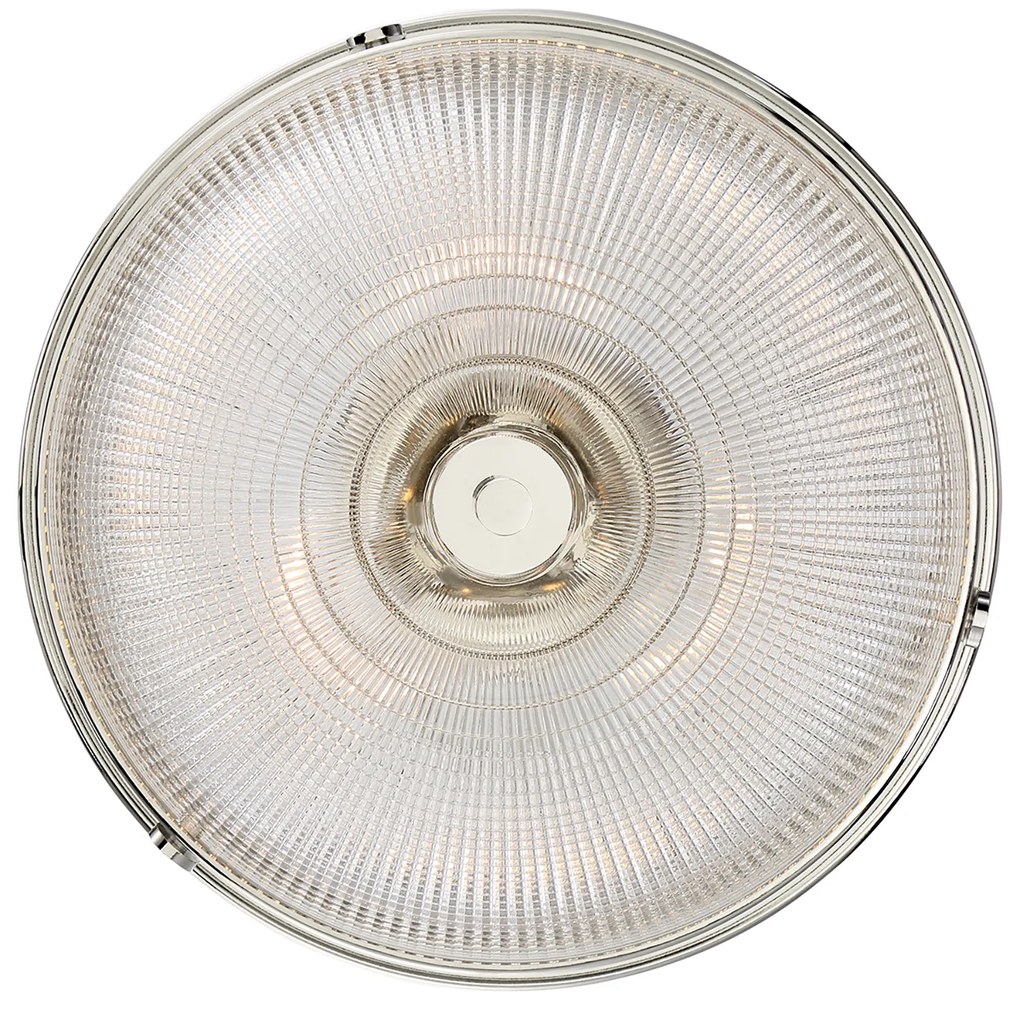 Lampadario Contemporaneo Mantle Vetro Nichel Lucido 2 Luci E27