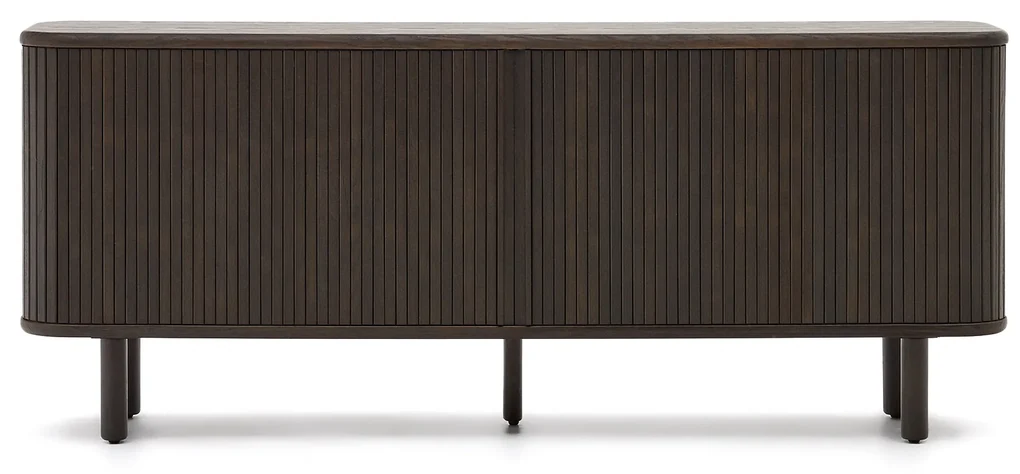 credenza bassa 2 cassetti e 2 ante in legno massello finitura