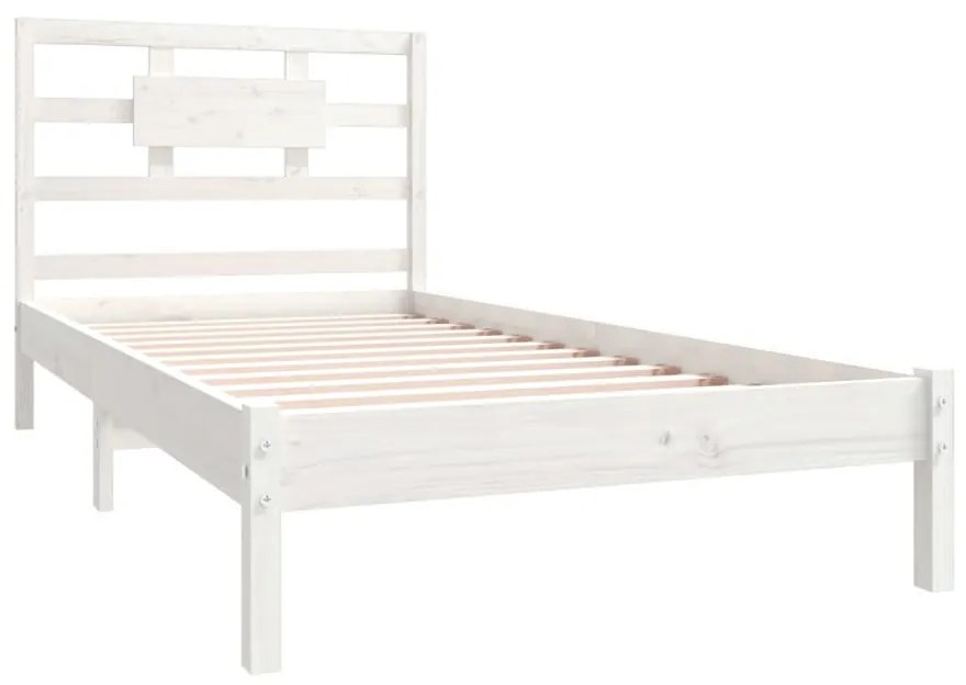Giroletto bianco in legno massello 100x200 cm