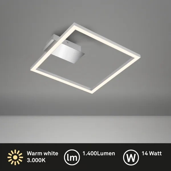 Plafoniera a LED 14W/230V cromo satinato