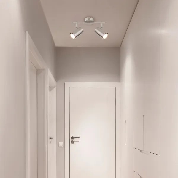 Globo 57914-2N - Faretto ALLVI 2xGU10/25W/230V cromo