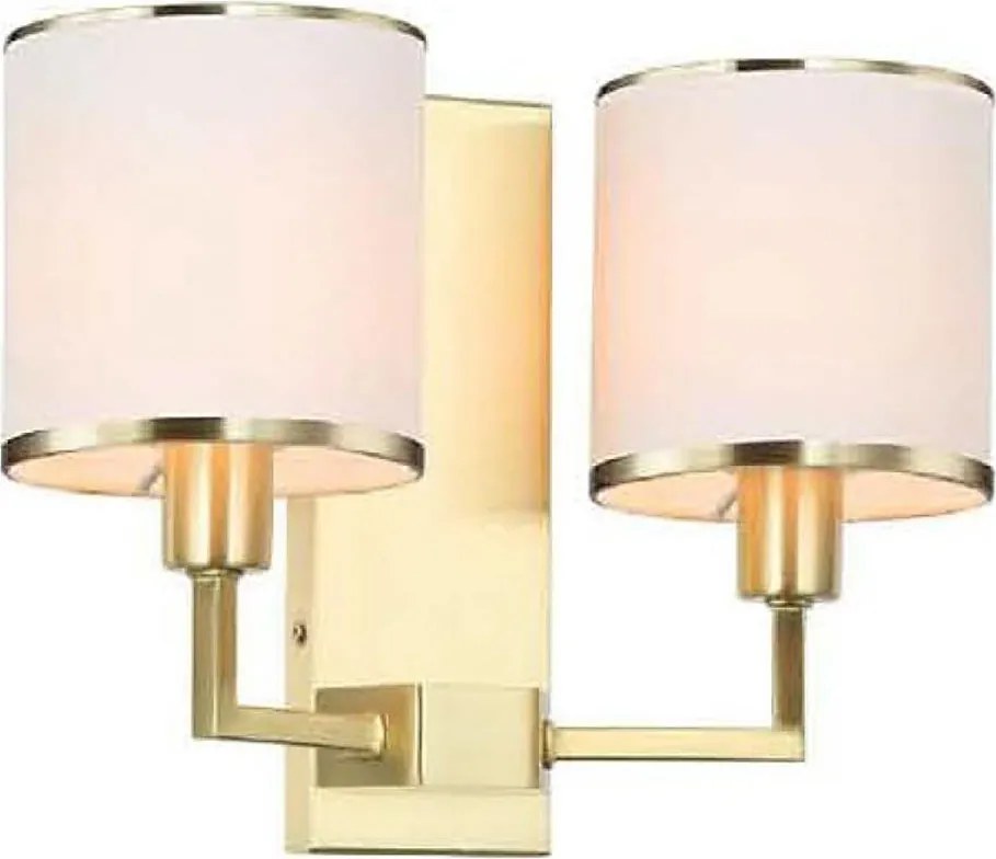 Open Design OR81503 - Lampada da parete CASA 2xE14/12W/230V ottone/crema