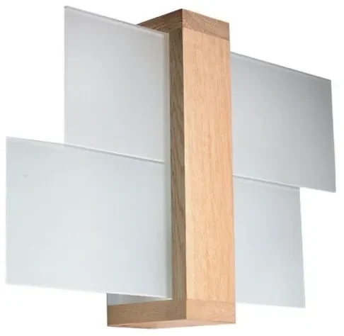 Brilagi - Applique a LED HERA 1xE27/7,5W/230V legno